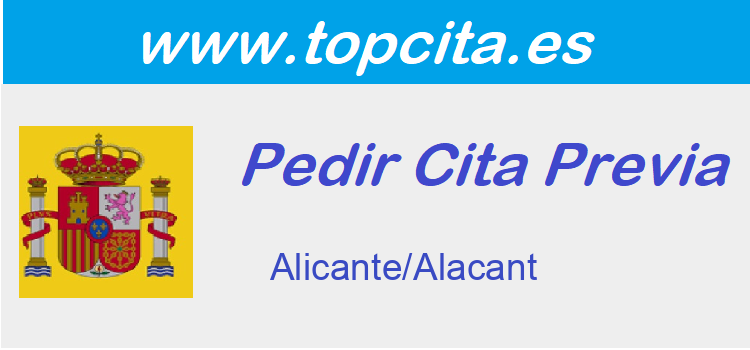 Cita Previa Extranjeria  Alicante/Alacant